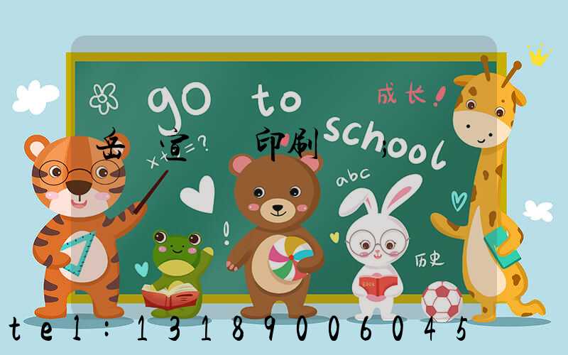 岳陽宣傳冊印刷設計