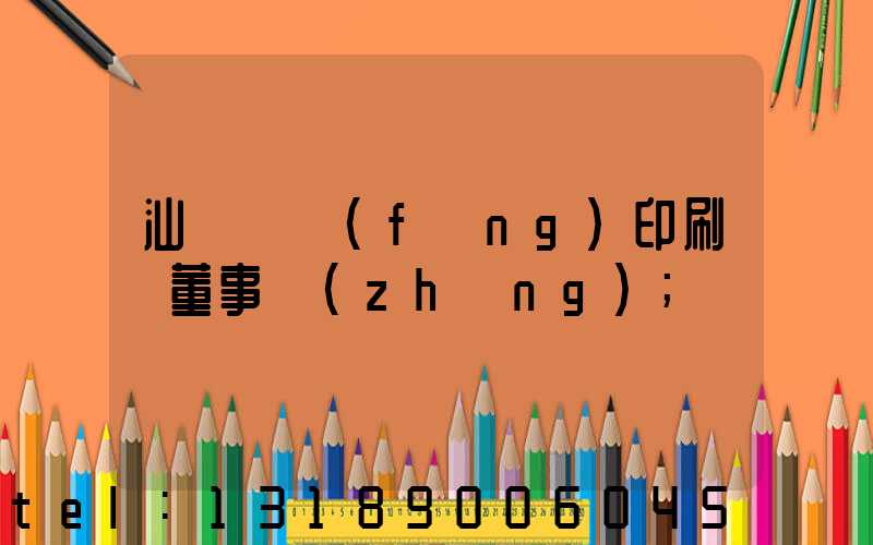 汕頭東風(fēng)印刷廠董事長(zhǎng)