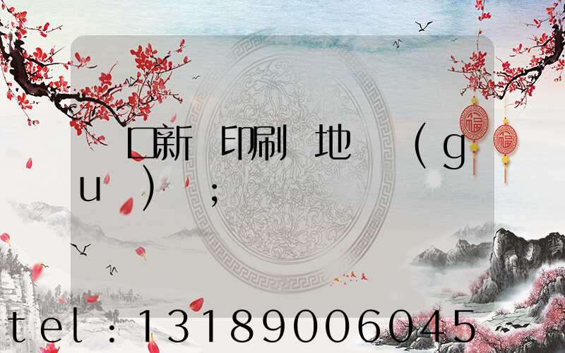 硚口新華印刷廠地塊規(guī)劃